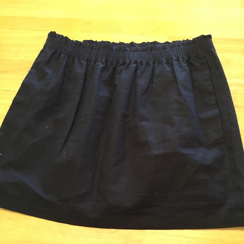 Jcrew navy mini skirt